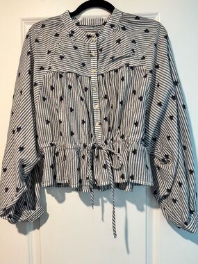 Anthropology Long Sleeve Blouse by Pilcro NWOT